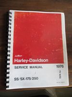 AMF Harley Davidson SS/SX175,250 Werkstatthandbuch,Service Manual Hannover - Mitte Vorschau