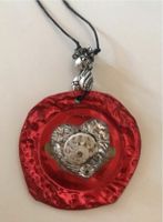 Rote Handmade Kette Vintage Retro Baden-Württemberg - Schömberg Vorschau