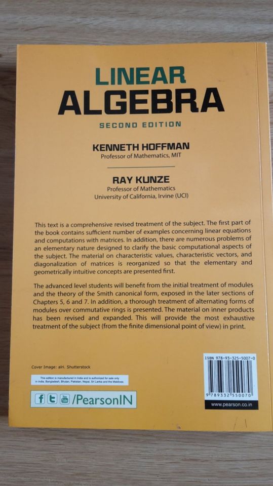 Analysis Lineare Linear Algebra Bücher Fachbücher Mathebücher Uni in Veitsbronn