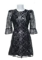 Vampire’s Wife x H&M Black Silver Metallic Lace Mini Dress Berlin - Wilmersdorf Vorschau