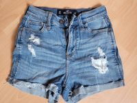 Hollister Jeansshorts Damen/Mädchen Short Shorts blau Größe XS Nordrhein-Westfalen - Mönchengladbach Vorschau