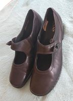 Damenschuhe Gr.42 Leder Jenny schwarz Klett neu Brandenburg - Chorin Vorschau