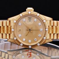 Rolex Lady Datejust 69288 Borke 18K Gold orig. Brillanten + Etui Rheinland-Pfalz - Grünstadt Vorschau