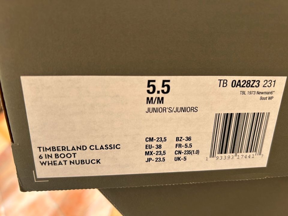 TIMBERLAND® Classic 6-Inch-Stiefel für Kinder in gelb, Gr.38 in Oberursel (Taunus)