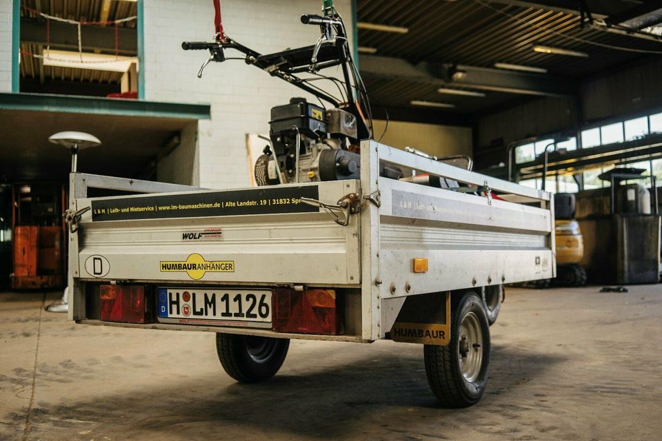 Anhänger Trailer 750 kg Mieten Vermietung Leihen Mietsevice in Springe