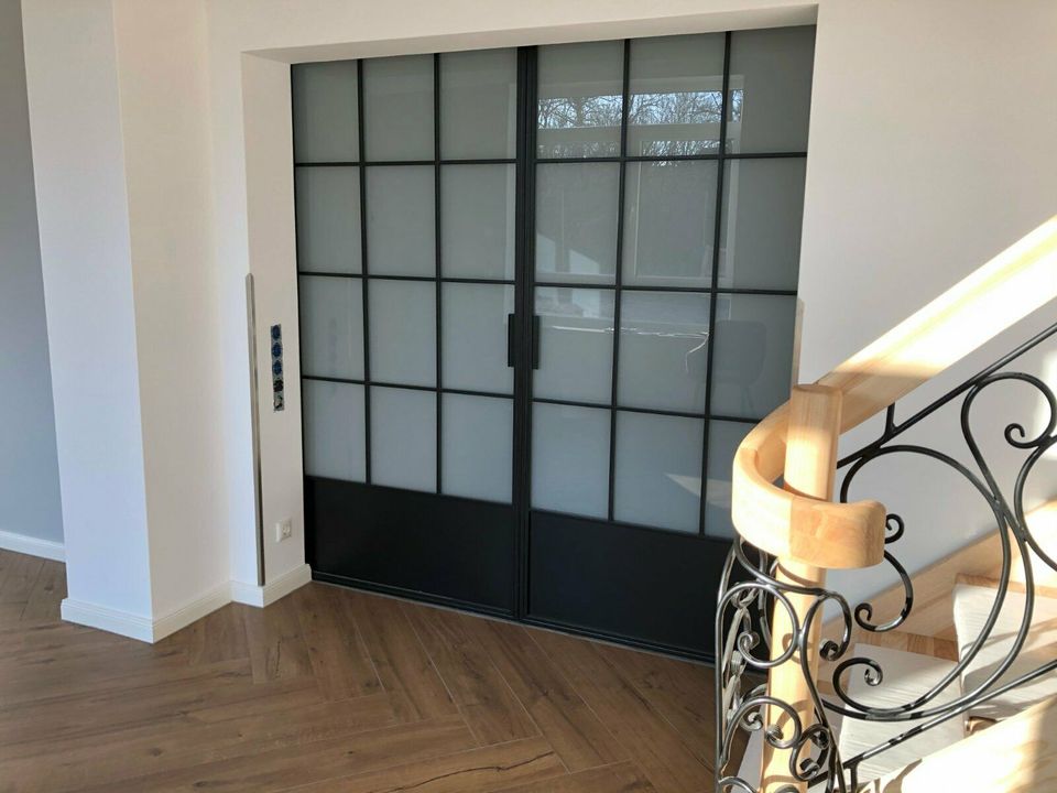 Türen im Loft- und Industriesti stahltür glas glastür metallbau in Hamburg