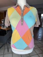 Jette Joop ausgefallenes Poloshirt rosé mint gelb braun Gr. 42 Hessen - Gießen Vorschau