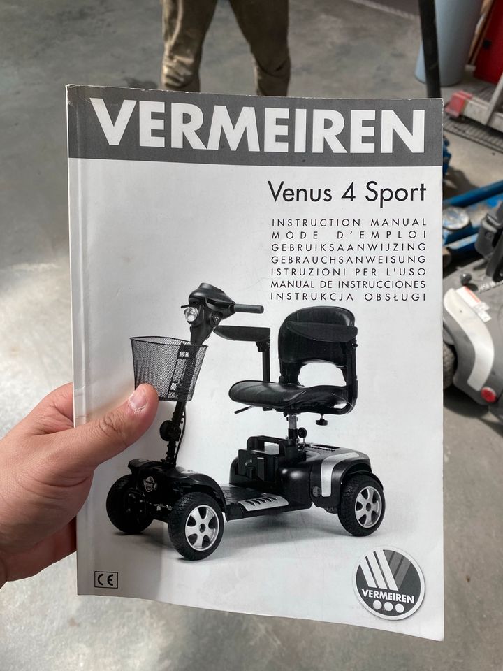 Elektromobil Seniorenmobil Rollstuhl Rollator Venus 4 Scooter in Wuppertal