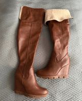 Overknees braun Cognac neu Größe 40 Keilabsatz Bielefeld - Bielefeld (Innenstadt) Vorschau