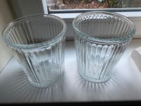 Blumentopf Glas geriffelt - 2 St. auch für Utensilien, als Vase… Hamburg - Altona Vorschau
