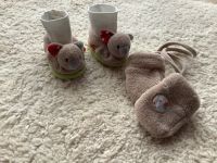 Baby Hausschuhe Bär, nici, Handschuhe, beige Niedersachsen - Belm Vorschau