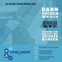 Versandmitarbeiter (m/w/d) in Bonn! Bonn - Bonn-Zentrum Vorschau