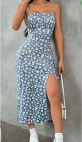  Kleid – Größe L, blau mit weißen Blumen Woltmershausen - Rablinghausen Vorschau