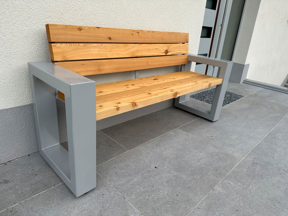 Moderne Gartenbank|Sitzbank|Holzbank|Gartenmöbel|Lounge in Osnabrück