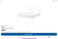 LEIRVIK Ikea Bettgestell 140x200 weiß Hessen - Offenbach Vorschau