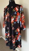 Hallhuber Kleid Gr.L 38 ~ 42 Schwarz Floral Bayern - Geldersheim Vorschau