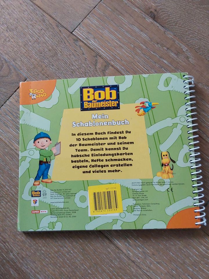 Bob der Baumeister ❤️ Schablonenbuch Malbuch in Hof (Saale)