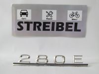 Emblem Logo Schriftzug Typenschild Chrom Mercedes W123 280E Niedersachsen - Velpke Vorschau