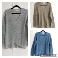 Pullover Strick beide blau grau L  Only Jaqueline de Yong Nordrhein-Westfalen - Leverkusen Vorschau