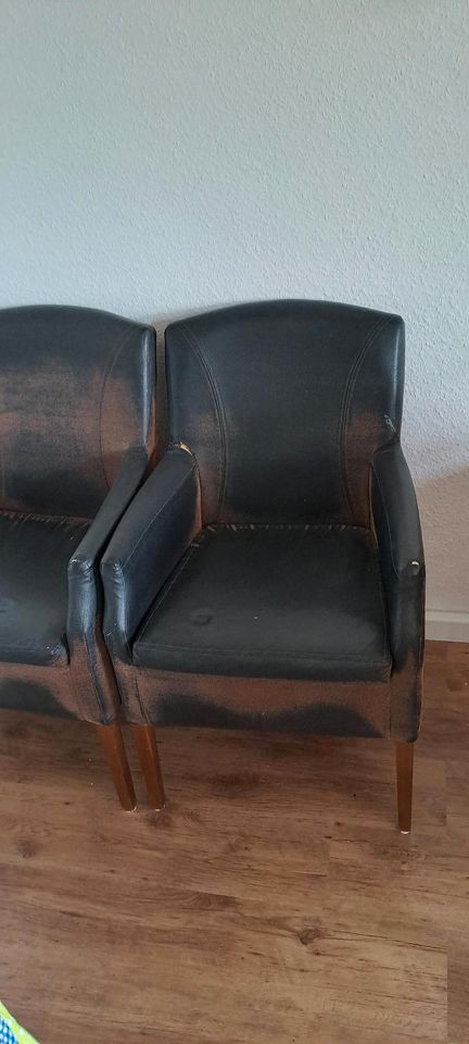 2 Stühle Leder in Marl