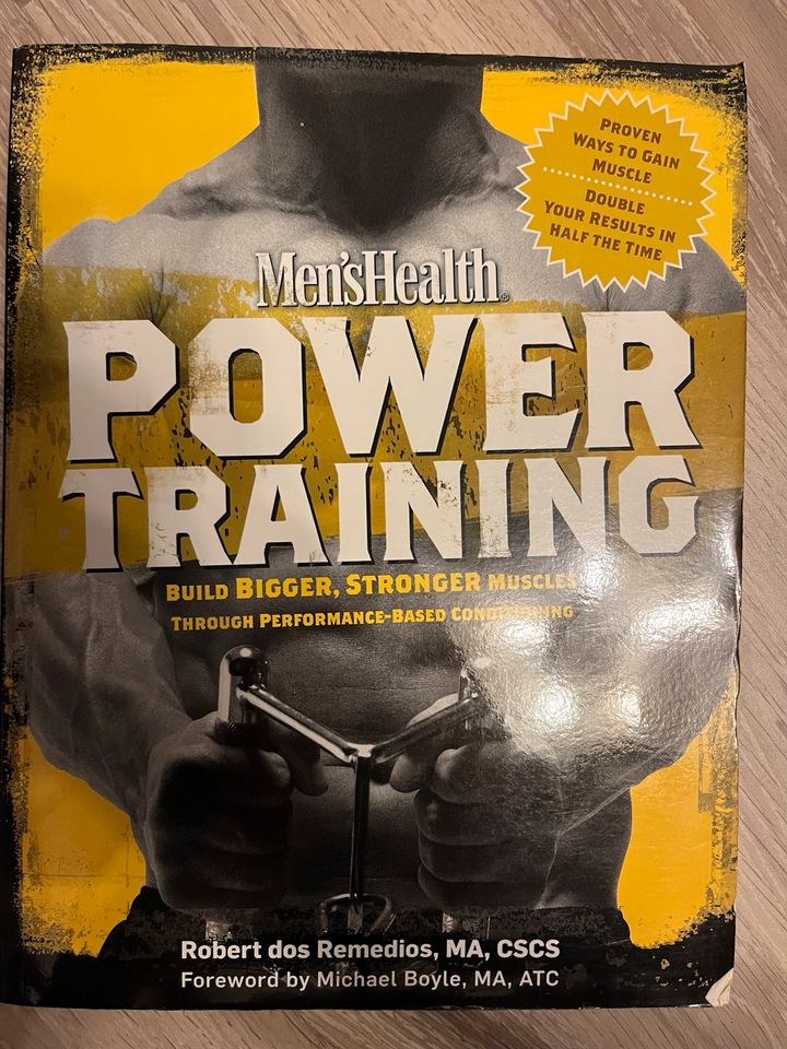 Men’s Health Power Training Fitnessbuch in Schutzbach