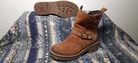 Nr.12 Robuste Rieker Biker-Stiefeletten in Cognac (EU 38) Niedersachsen - Weener Vorschau