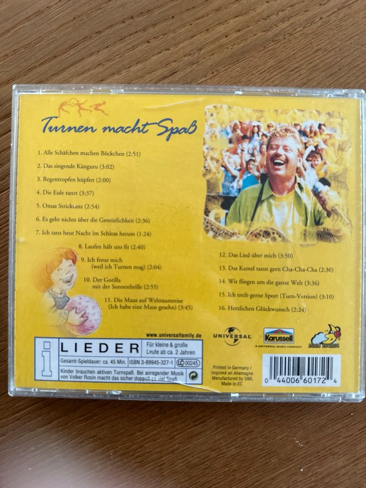 CD „Turnen macht Spaß“ in Aldingen