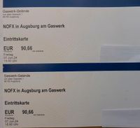 1 NOFX Ticket für Augsburg 7.6.2024 München - Berg-am-Laim Vorschau