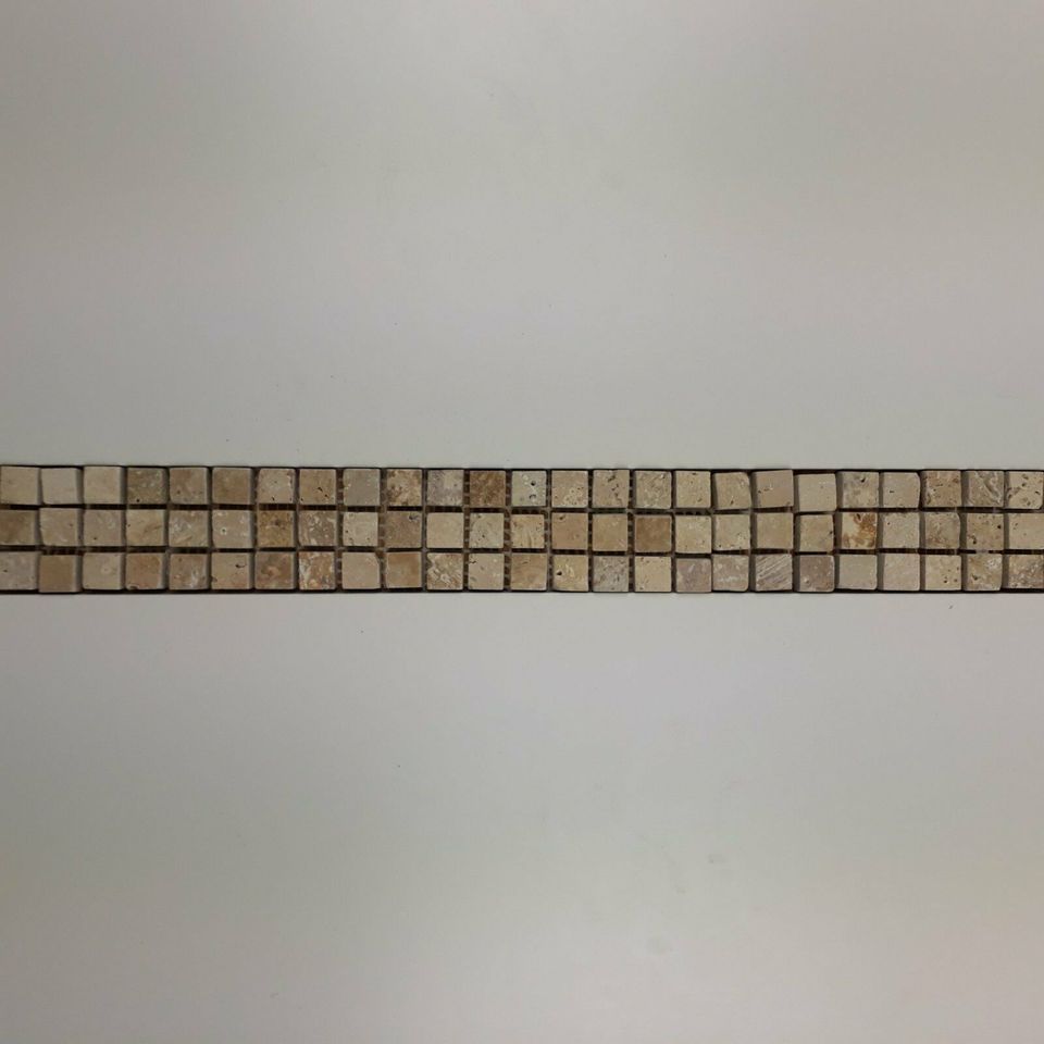 Naturstein Noce Chiaro Mikro Mosaik Mosaikfliesenmatt 1,5x1,5x1cm in Hammoor