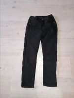 Dopodopo Jeans Gr. 128 schwarz gefüttert Hose Sachsen-Anhalt - Wasserleben Vorschau