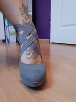Damen Pumps / High Heels grau - Gr 41 Bayern - Olching Vorschau