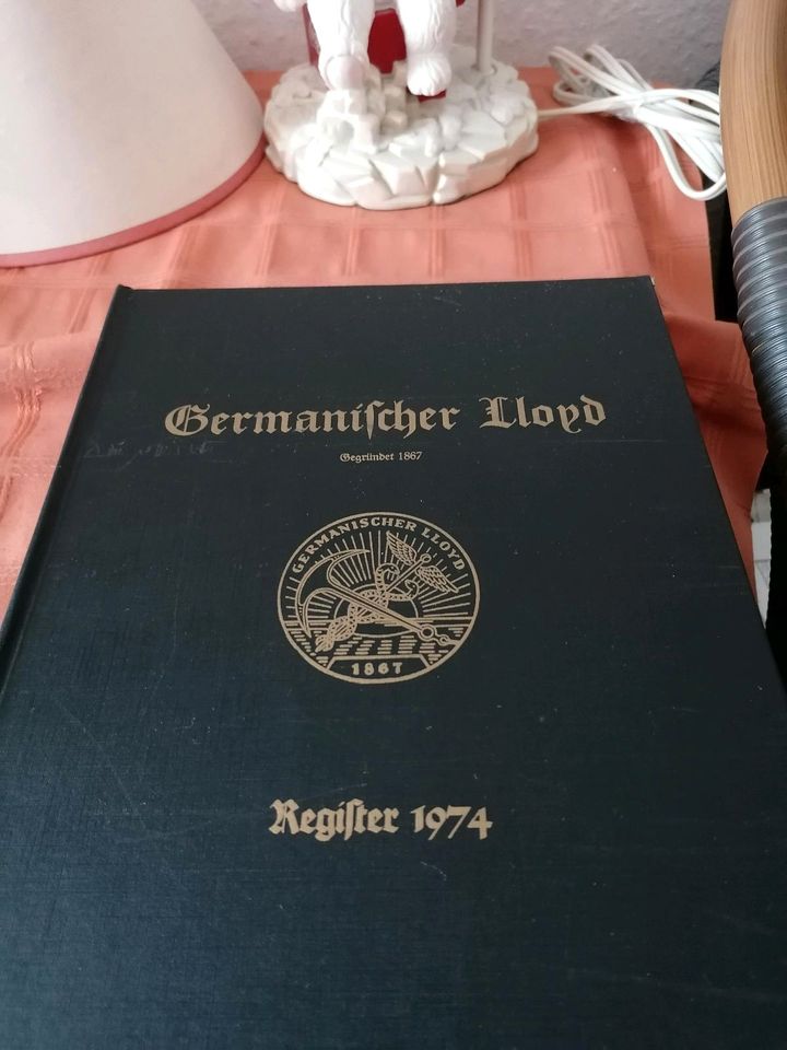 Maritimes Buch Schiffsregister 1974 Germanischer Lloyd in Bremen
