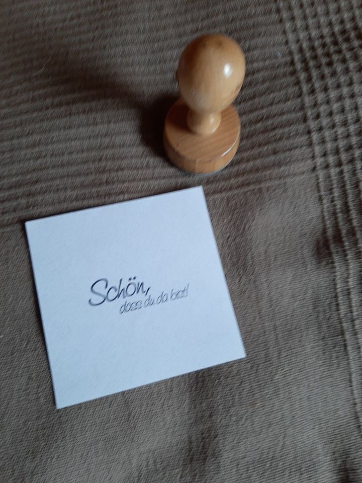 6 schöne Holzstempel für Hochzeit - Gerne komplett in Apen