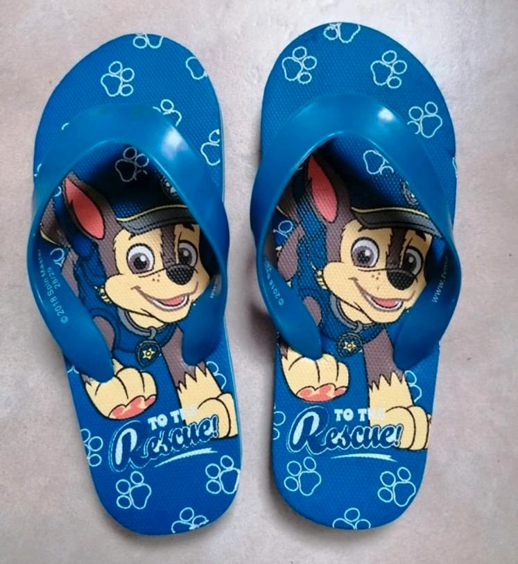 Bade Sommer Schuhe paw patrol Zehen trennen flip flop in Kastellaun