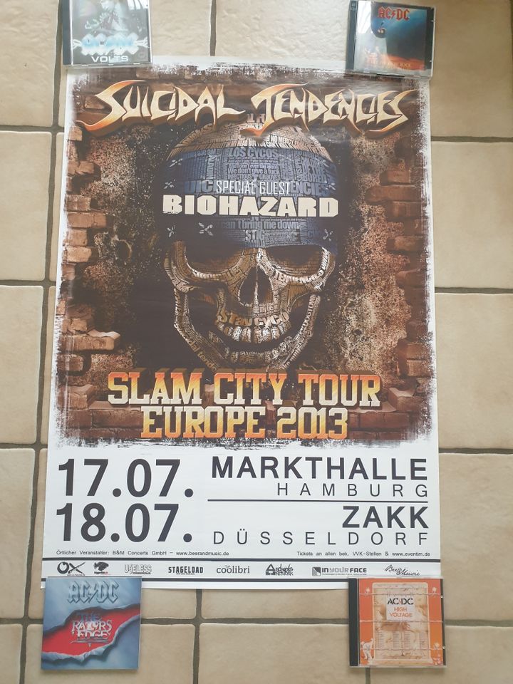 Suicidal Tendencies / Biohazard - Tourposter 2013 in Duisburg