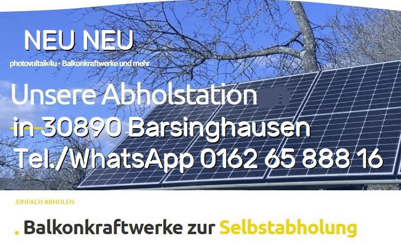 Solarmodul 430Wp bifazial FULLBLACK (Glas-Glas). Sofort Abholbar in Barsinghausen