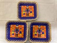 3 alte DDR Gabenteller Pappe 22x22 cm NIKOLAUS Weihnachten Sachsen - Rodewisch Vorschau