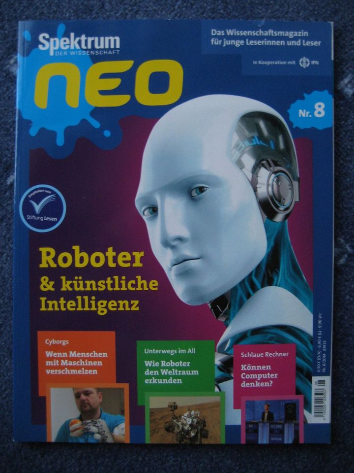 Spektrum der Wissenschaft NEO Nr. 8/2014 Roboter & KI in Schweinfurt