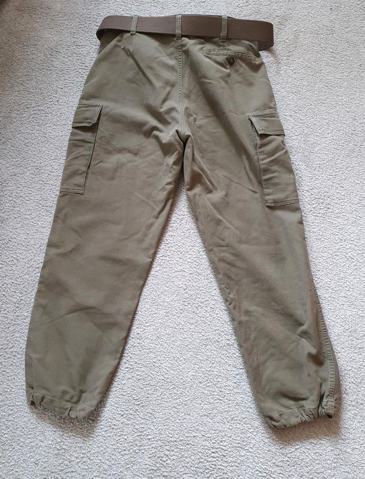 Bundeswehrhose Gr. 3 von 1991 - mit Koppel - Gr. 3 in Taufkirchen München