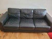 Ikea Skogaby Ledercouch Sofa schwarz Baden-Württemberg - Lörrach Vorschau