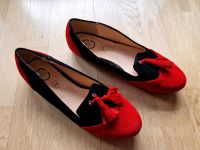 Ballerinas Destiny London 38 rot schwarz Samt Velours Leder Bayern - Allershausen Vorschau