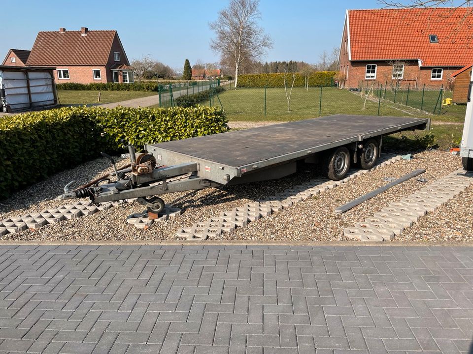 Trailer Pkwanhänger mieten 3,5t Autoanhänger Autotrailer in Großheide