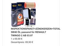 Neu! Inspektions paket + zündkerzen +öl Renault Niedersachsen - Lüneburg Vorschau