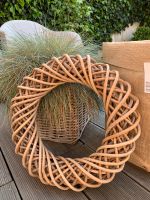 Kranz Korb Rattan Bambus Weide Türkranz Natur Garten Deko 40cm Nordrhein-Westfalen - Solingen Vorschau