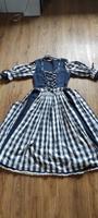 Dirndl Kleid Unikat dkl-blau mit weiß lt.Foto Nordrhein-Westfalen - Simmerath Vorschau