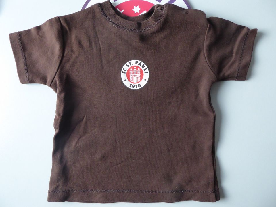 FC ST. PAULI Baby Shirt Logo braunweiß 62/68 / 6 Monate Original in Uetze