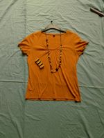 T-Shirt v. S.Oliver mit Kette und Armband, orange, Dekolleté Nordrhein-Westfalen - Troisdorf Vorschau