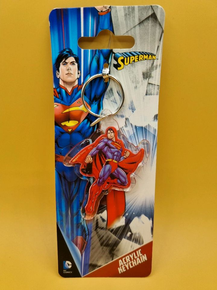 DC Comics Acryl Superman - Superman Schlüsselanhänger in Stuttgart