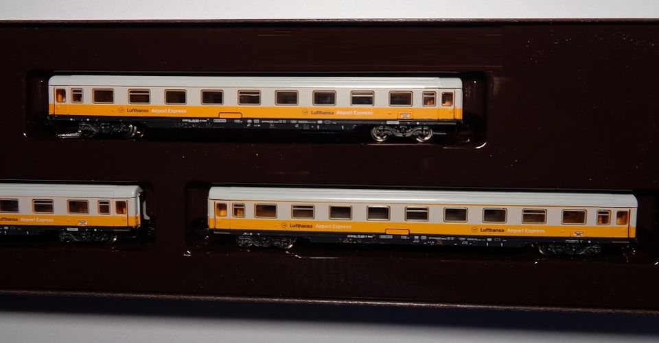 Märklin Mini Lufthansa Airport Express geprüft Z OVP NEU 8155 in Neckartenzlingen