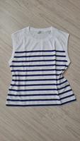 Esprit Damen T-Shirt/Träger Top Gr. M  Weiß-Blau gestreifft Aubing-Lochhausen-Langwied - Aubing Vorschau